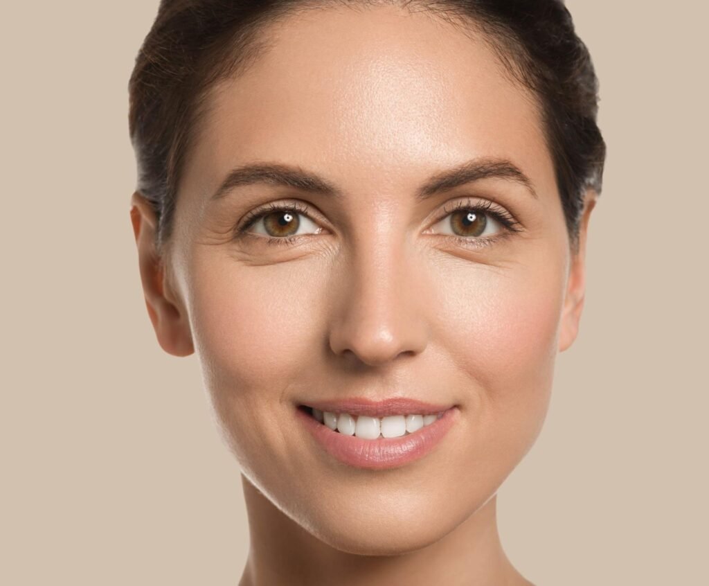 smiling woman with a few wrinkles, representing Botox cost in Weslaco, TX