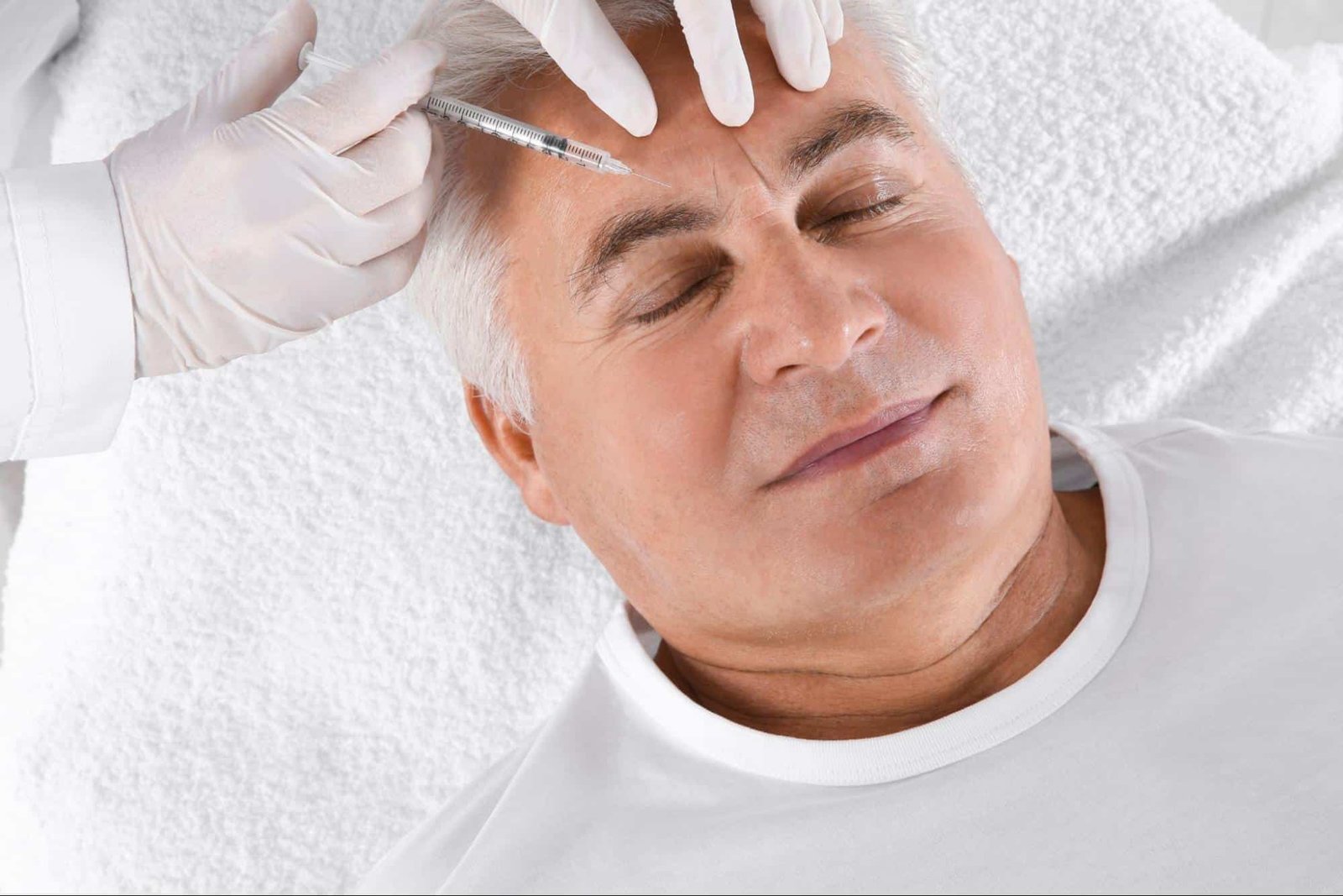 man getting Botox, representing the best Botox in Weslaco, TX