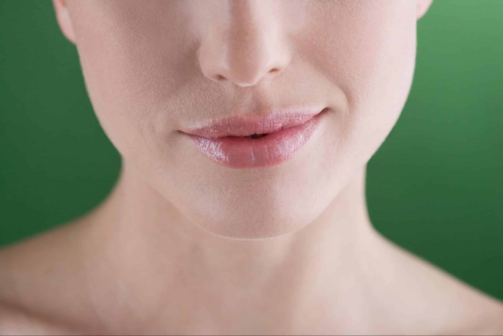 woman with beautiful lips