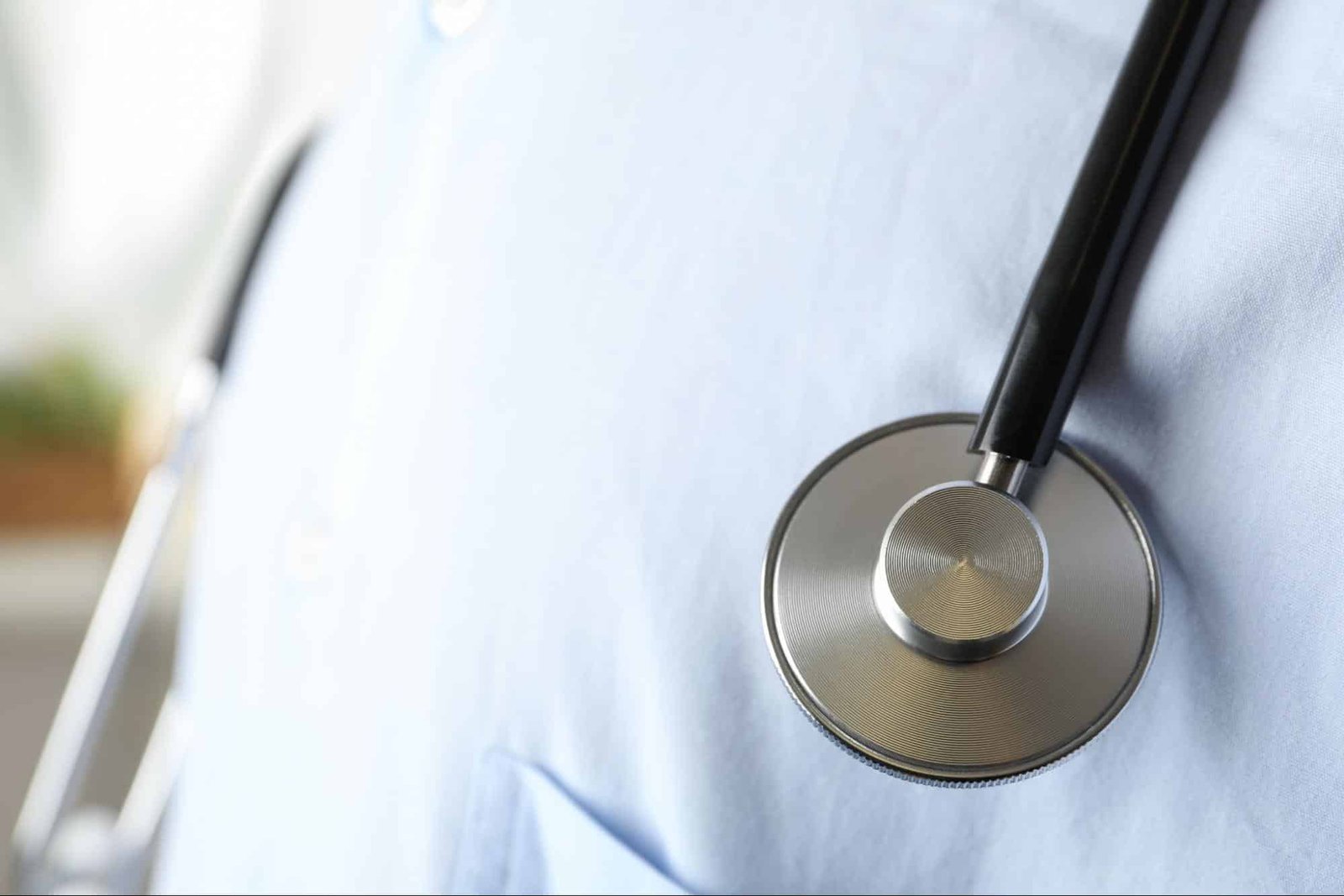 person with stethoscope