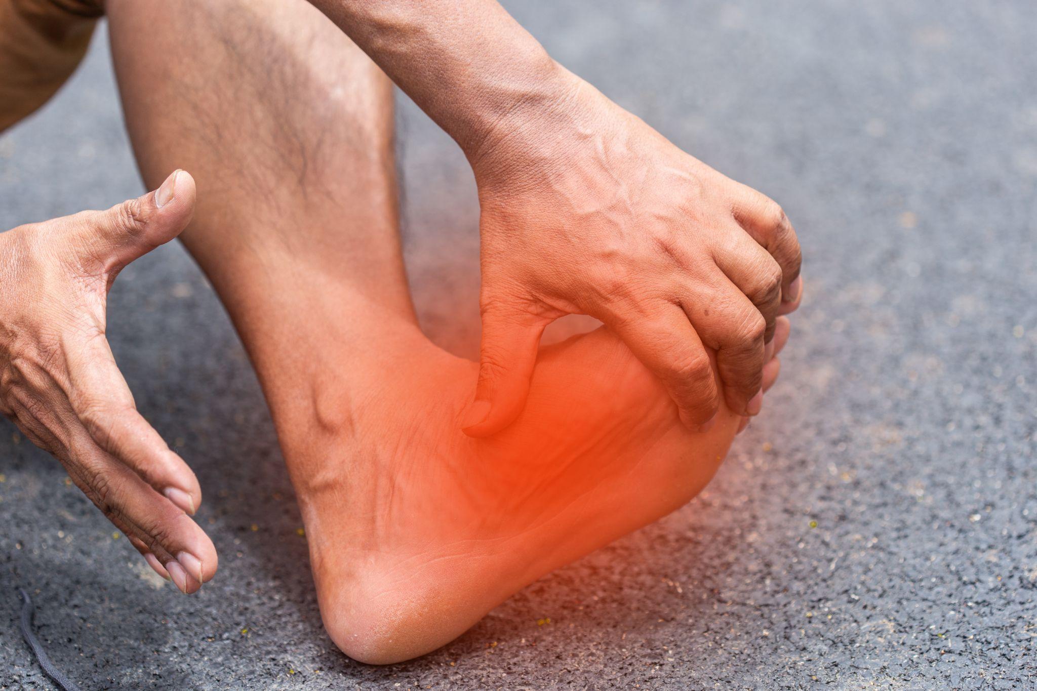foot pain, requiring an urgent walk in clinic Weslaco TX