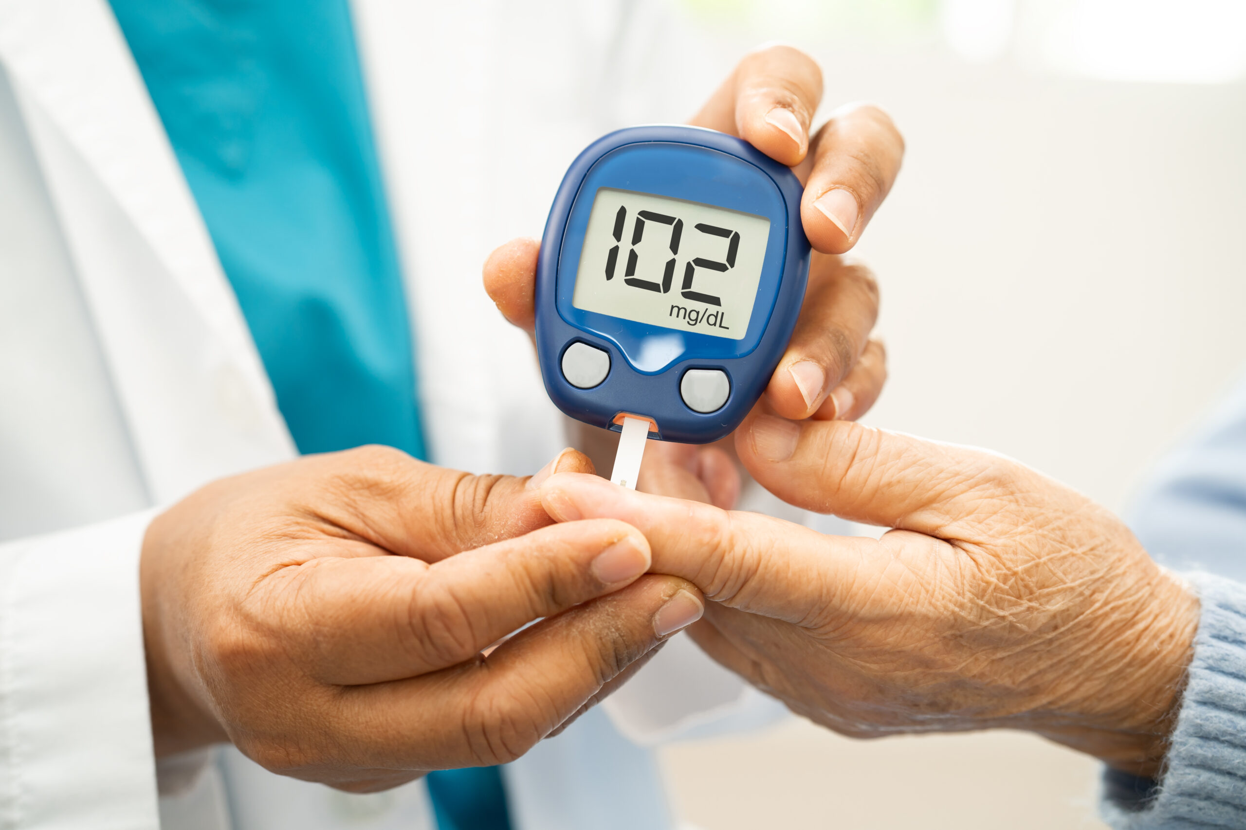 glucose monitoring, representing diabetes management in Weslaco TX