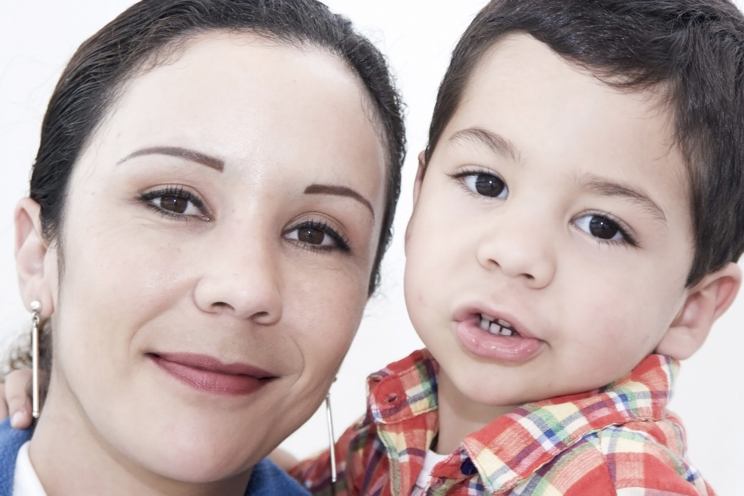 mother and son, emphasizing the importance of good healthcare in Weslaco