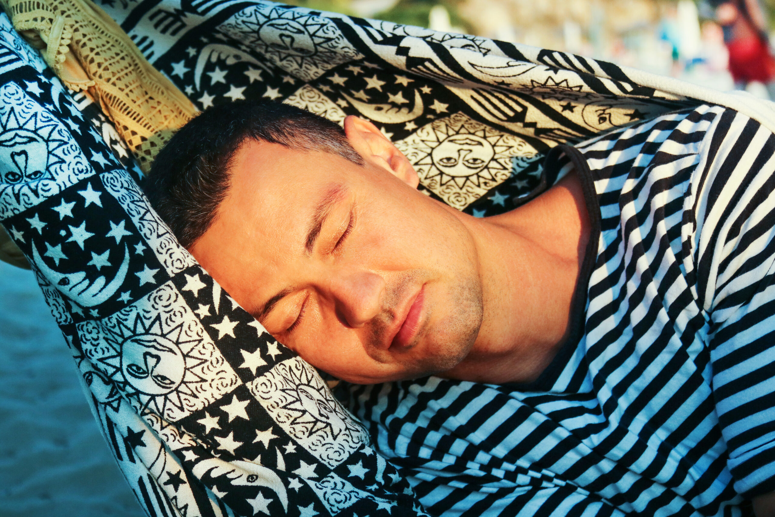 sleeping man